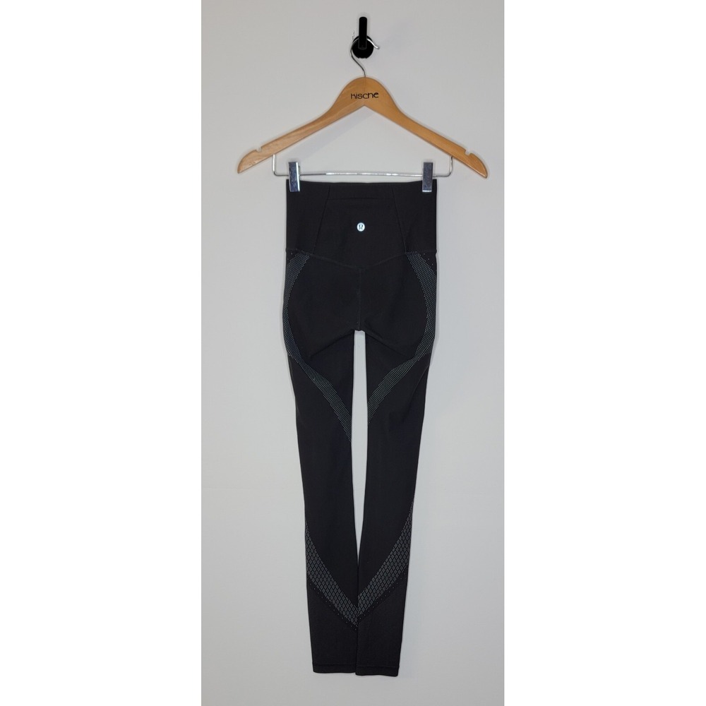 Lululemon Mapped Out HR Tight 28" Women's Size 2 Black High Rise - Picture 4 of 10